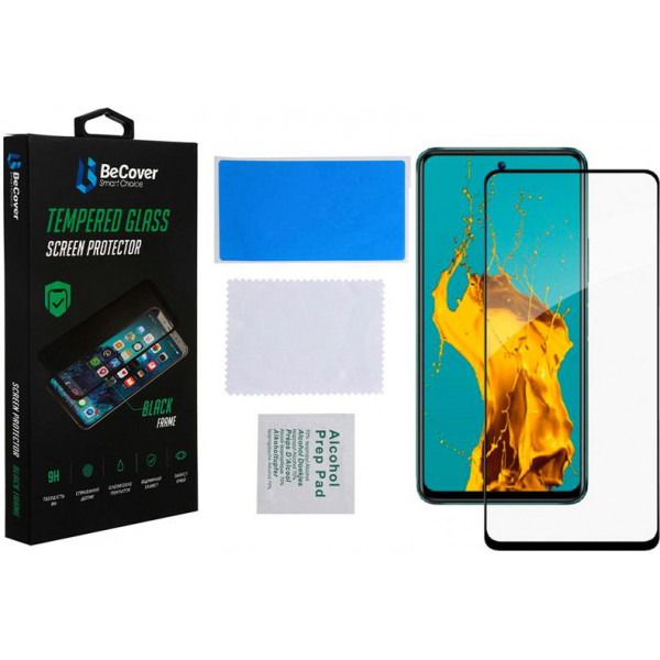 Фото - Захисне скло для смартфону BeCover for Infinix Hot 12 Play (X6816D) Black (707601)