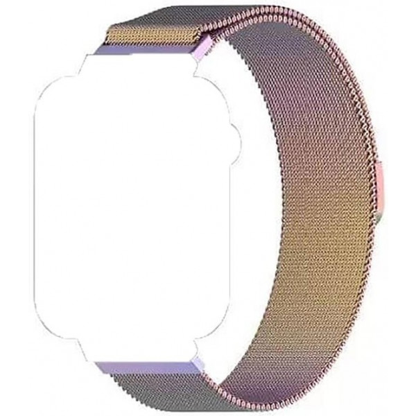 Фото - Ремінець для смарт-годинника BeCover Milanese Style for Xiaomi Amazfit Bip (20mm) Lite/Bip S Lite/GTR 42mm/GTS/TicWatch S2/TicWatch E/GTS 3/GTS 2 mini Rainbow (707686)