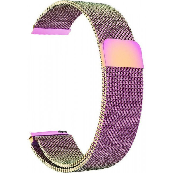Фото - Ремінець для смарт-годинника BeCover Milanese Style for Xiaomi Amazfit Bip (20mm) Lite/Bip S Lite/GTR 42mm/GTS/TicWatch S2/TicWatch E/GTS 3/GTS 2 mini Rainbow (707686)