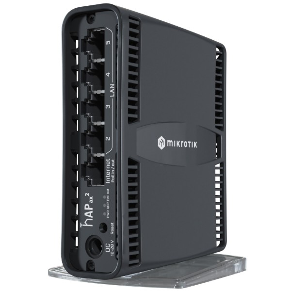 Фото - Маршрутизатор интернет WiFi6 MikroTik hAP AX2 (C52iG-5HaxD2HaxD-TC)