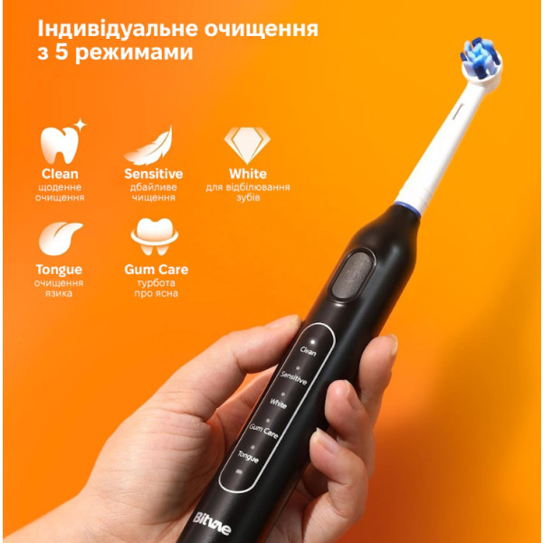 Фото - Зубная щетка электрическая Bitvae R1 Black