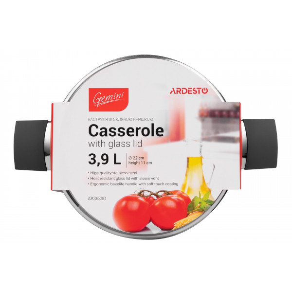 Фото - Кастрюля Ardesto Gemini 3.9 л (AR3639G)