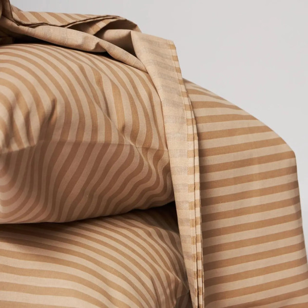 Фото - Комплект постільної білизни Moon&Star прост. 220х240 + 2 нав. 70х70 Бязь Gold Люкс Sand Lines (MS-880000395)