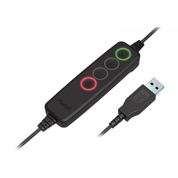 Фото - Гарнітура дротова Axtel Voice UC 28 duo NC (AXH-V28UCD)