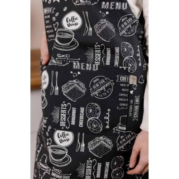 Фото - Фартук Прованс Breakfast black (039627)