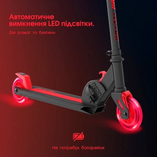 Фото - Двоколісний самокат Neon Vector Червоний (N101178)