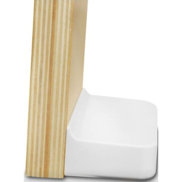 Фото - Стільчик для годування класичний Lionelo Floris White Natural