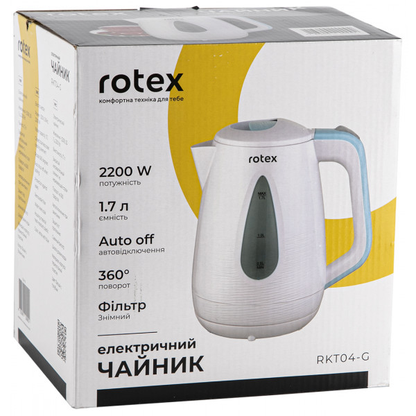 Фото - Електричний чайник Rotex RKT04-G