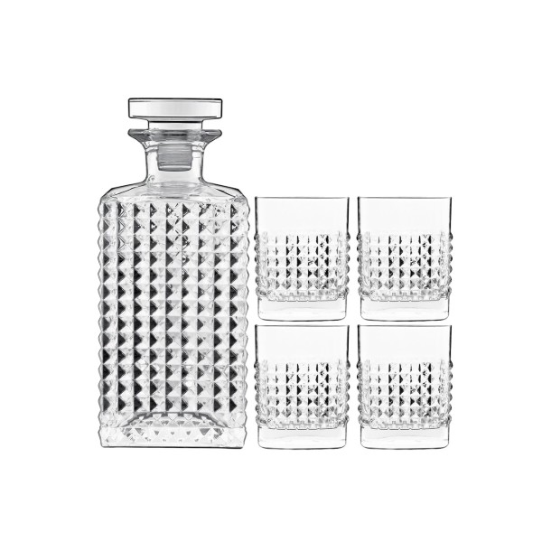 Фото - Набір склянок для віскі Luigi Bormioli Elixir 5 шт. (12469/01)