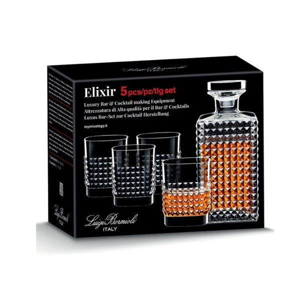Фото - Набір склянок для віскі Luigi Bormioli Elixir 5 шт. (12469/01)