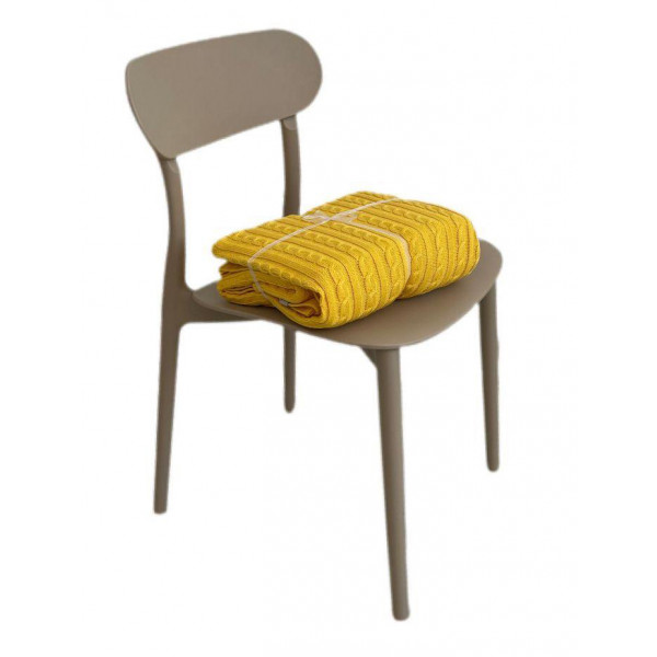 Фото - Плед полуторний Прованс Exclusive Nature Жовтий 140х180 см (026674)