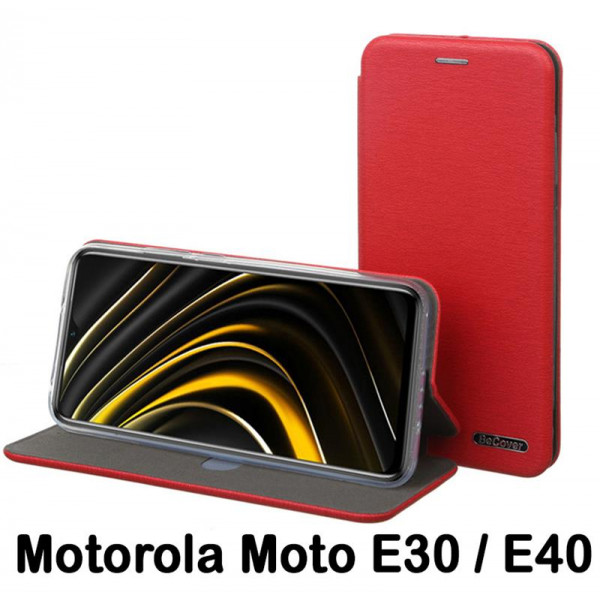Фото - Чохол для смартфону BeCover Exclusive for Motorola Moto E30/E40 Burgundy Red (707906)