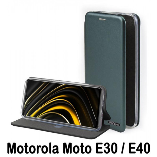 Фото - Чехол для смартфона BeCover Exclusive for Motorola Moto E30/E40 Dark Green (707907)