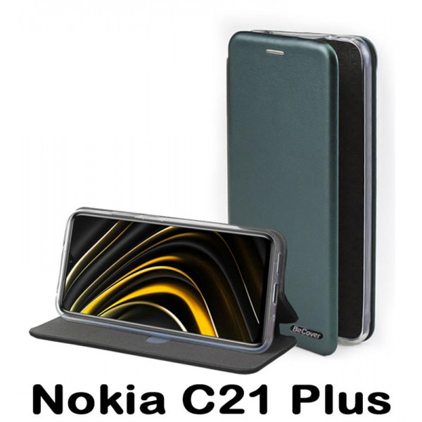 Фото - Чехол для смартфона BeCover Exclusive for Nokia C21 Plus Dark Green (707919)