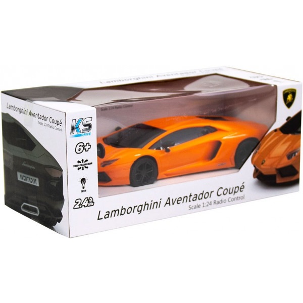 Фото - Радіокерована машинка
KS Drive Lamborghini Aventador LP 700-4 оранжевий (124GLBO)