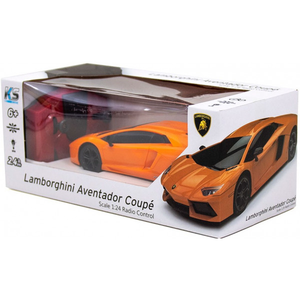 Фото - Радіокерована машинка
KS Drive Lamborghini Aventador LP 700-4 оранжевий (124GLBO)