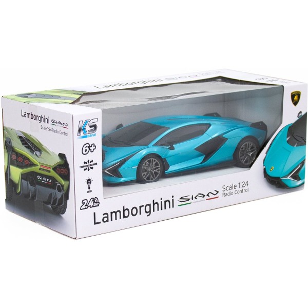 Фото - Радіокерована машинка
KS Drive Lamborghini Sian синій (124GLSB)