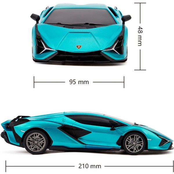 Фото - Радіокерована машинка
KS Drive Lamborghini Sian синій (124GLSB)