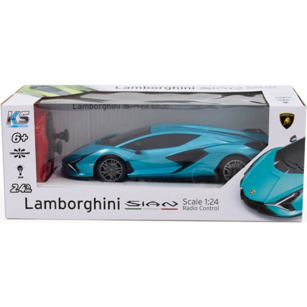 Фото - Радіокерована машинка
KS Drive Lamborghini Sian синій (124GLSB)