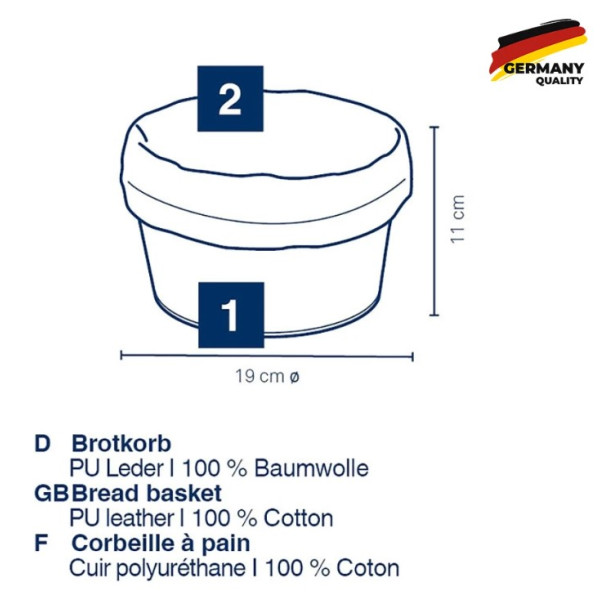 Фото - Хлібниця Kela Grana 19х11 см чорна (12547)