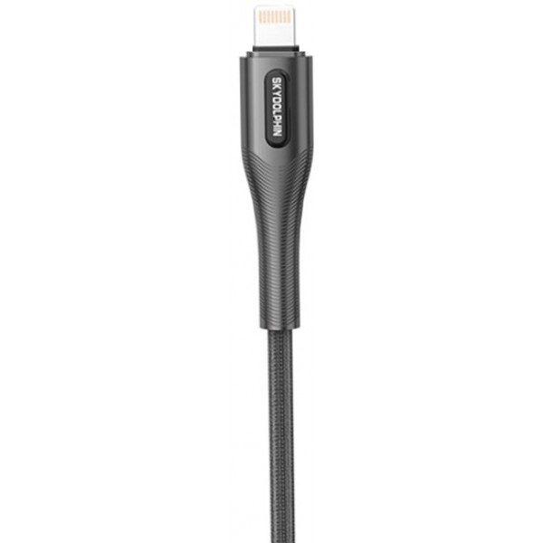 Фото - Кабель синхронізації даних SkyDolphin S01L USB-Lightning 1m Black (USB-000581)