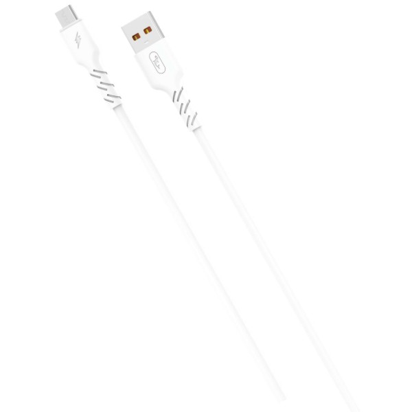 Фото - Кабель SkyDolphin S07V TPE High Elastic Line USB-microUSB 1m White (USB-000597)