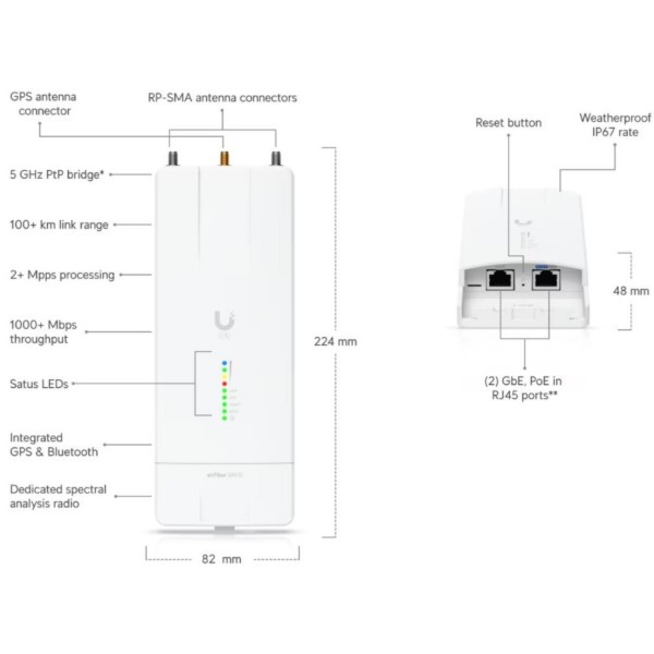 Фото - Точка доступа Ubiquiti AF-5XHD