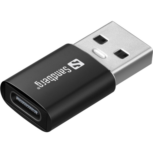 Фото - Микрофон для смартфона Sandberg Streamer USB Clip USB-A/USB-C 3м Black (126-40)