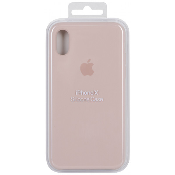 Фото - Чехол для смартфона Apple iPhone X Silicone Case - Pink Sand (ZKMQT62ZMA)