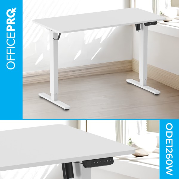 Фото - Стол компьютерный OfficePro ODE1260W White