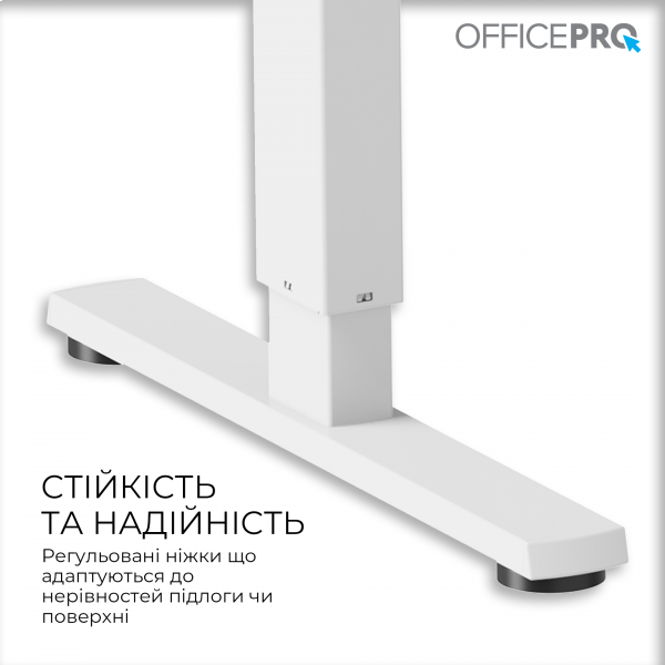 Фото - Уценка - Стол компьютерный OfficePro ODE1260W White