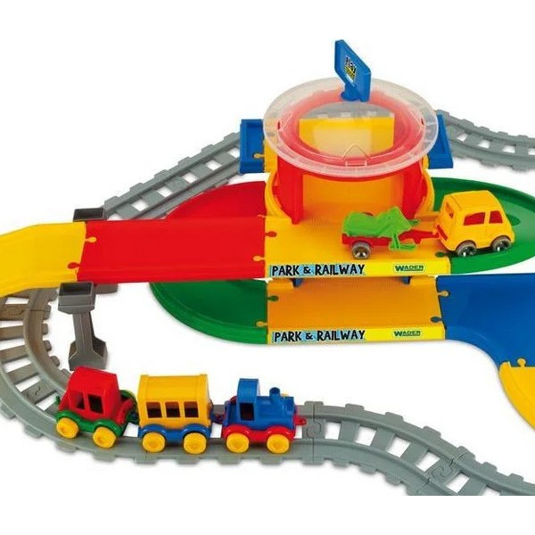 Фото - Игровой набор для малыша Wader ''Play Track Railway'' Вокзал 6,4 м (51520)