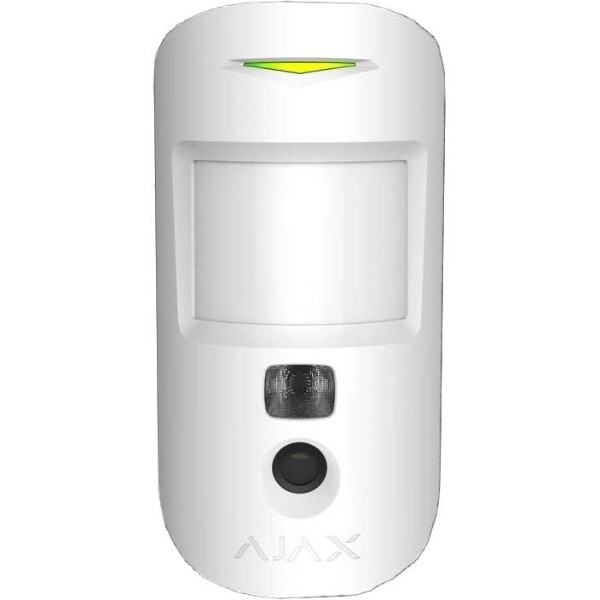Фото - Беспроводной датчик движения Ajax MotionCam PhOD Jeweller (8EU) white (36489.120.WH)