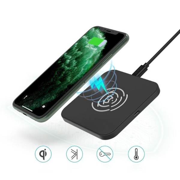 Фото - Бездротовий зарядний пристрій Choetech T511-S 10W Black