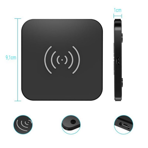 Фото - Бездротовий зарядний пристрій Choetech T511-S 10W Black