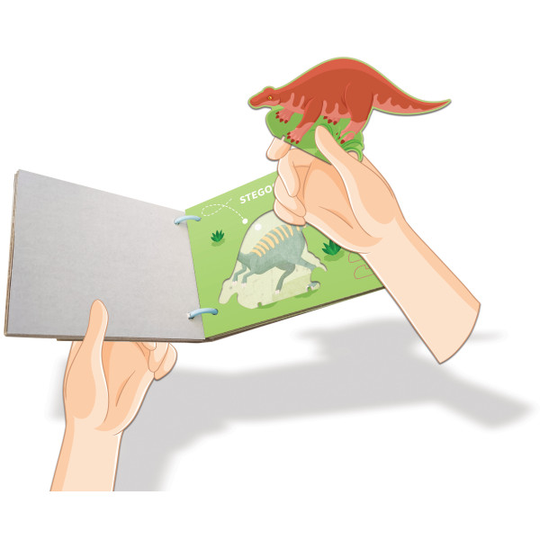 Фото - Пазлы (3-4 года) Maisto Dino Adventure 20 шт с машинкой и книгой (12679)
