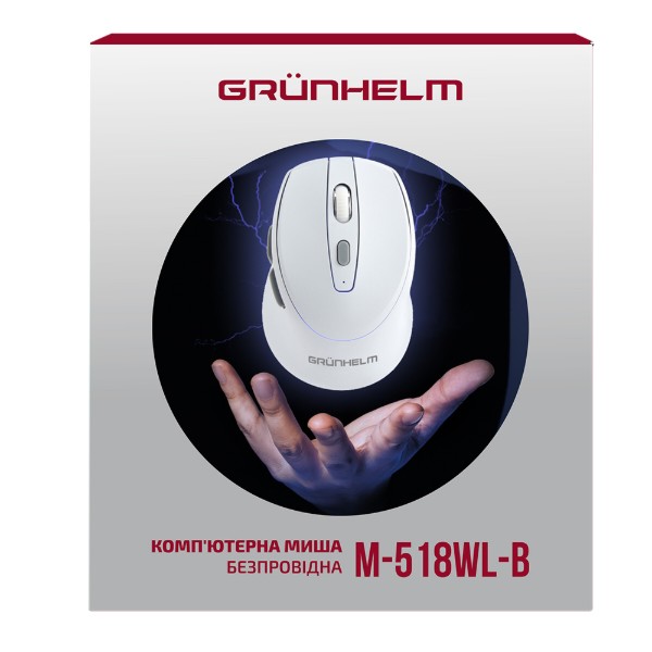 Фото - Мышь беспроводная Grunhelm M-518WL-B