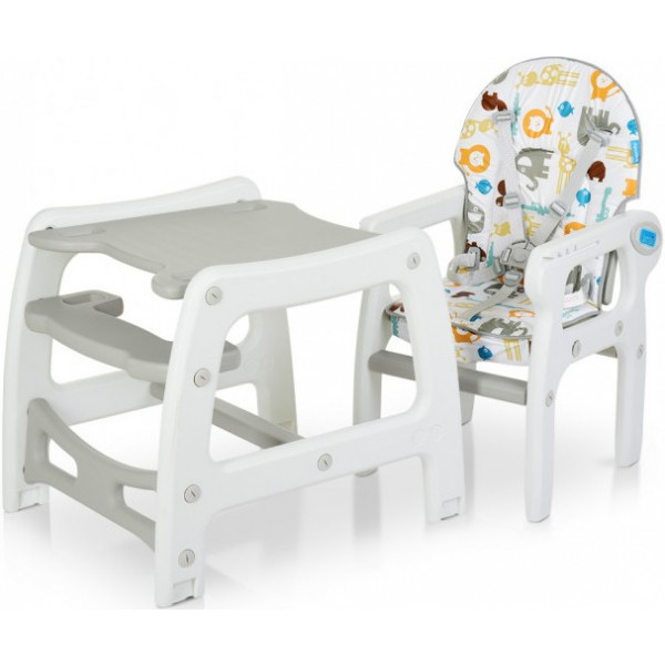 Фото - Стільчик для годування трансформер Bambi M 1563 Animal Grey