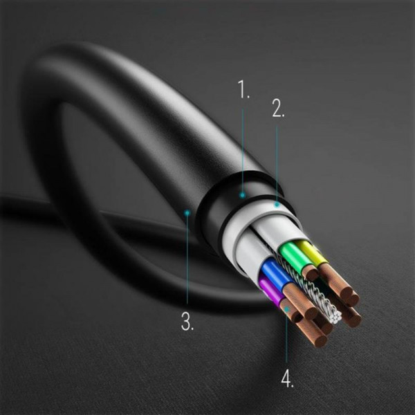 Фото - Кабель Choetech USB Type C - USB Type C 3 м (CC0004)