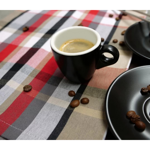 Фото - Набір чашок Kela Mattia 4 пр. Black (12750)