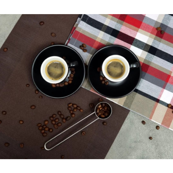 Фото - Набір чашок Kela Mattia 4 пр. Black (12750)