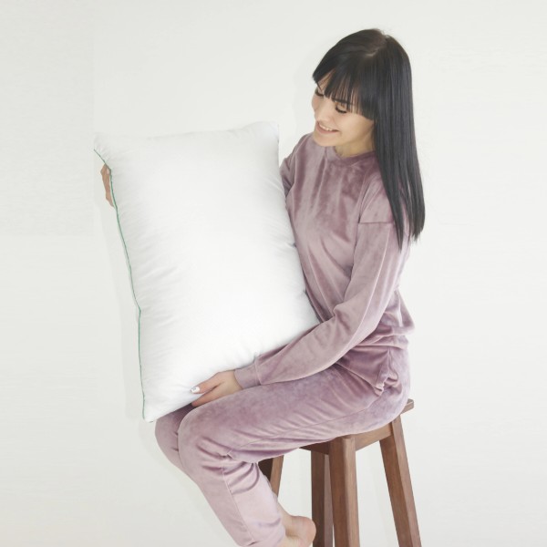 Фото - Подушка стандартна MirSon №2752 Royal Silver з Евкаліптом 60х60 см (2200005198360)