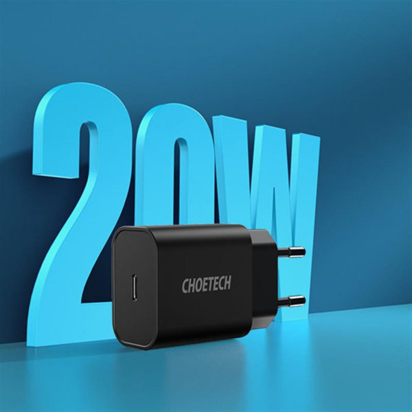 Фото - Мережевий зарядний пристрій Choetech 1USBх3A Black (Q5004-EU)