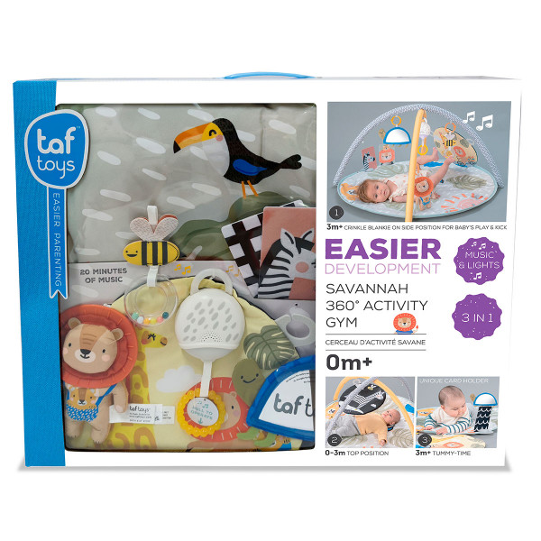 Фото - Развивающий коврик Taf Toys коллекции Саванна - ПРИКЛЮЧЕНИЯ НА 360° (12785)
