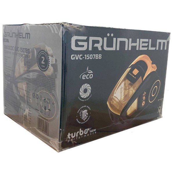 Фото - Пилосос для сухого прибирання без мішка Grunhelm GVC-1507BB
