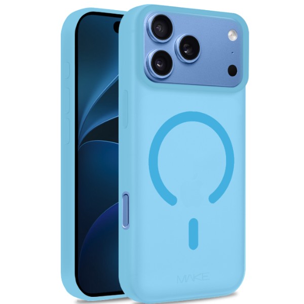 Фото - Чохол для смартфона MAKE Aura Magne for Apple iPhone 18 Pro Max/17 Pro Max,t Glacier (MCLAM-AI18PM/17PMBL)