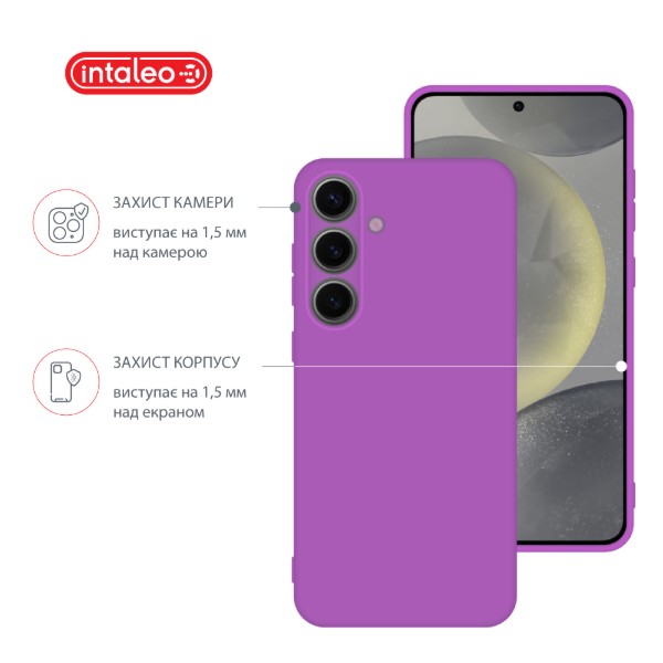 Фото - Чохол для смартфону Intaleo Silicone Case for Samsung Galaxy S24 Plus Purple (1283126600371)