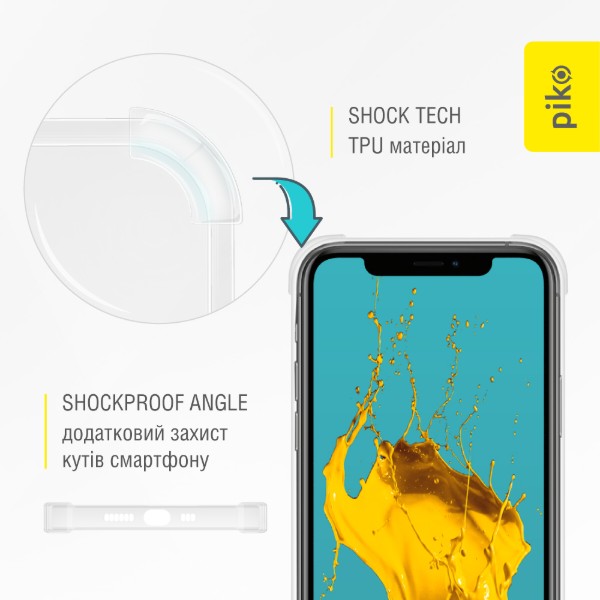 Фото - Чохол для смартфону Piko TPU Shockproof for Apple iPhone 11 Pro Max Light (1283126610035)