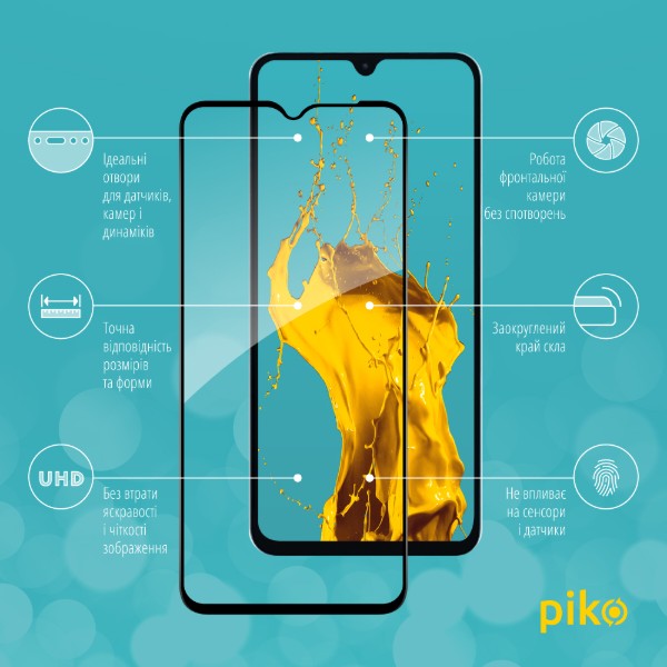Фото - Защитное стекло для смартфона Piko Full Glue ESD for Xiaomi Redmi A7 Pro Black (1283126636813)
