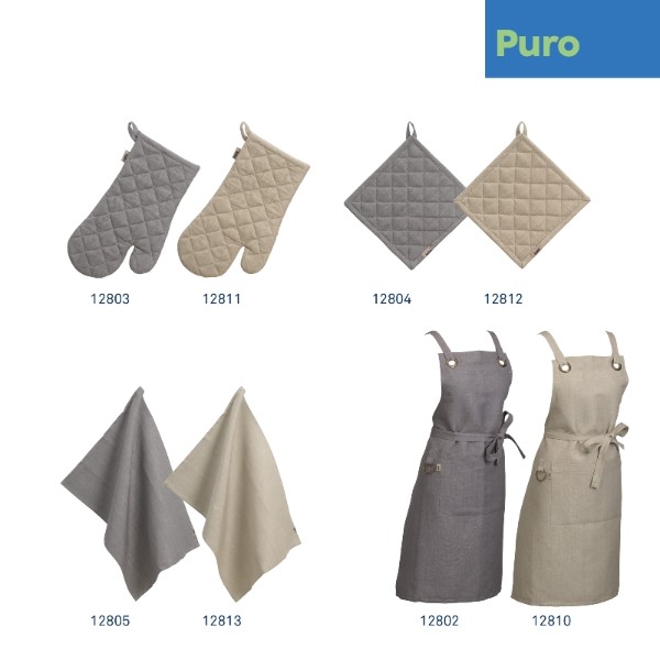Фото - Полотенце кухонное Kela Puro Gray (12805)